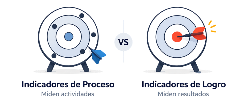 Indicadores de Proceso e Indicadores de Logro