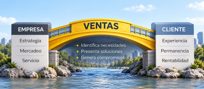 La gestión comercial no empieza ni